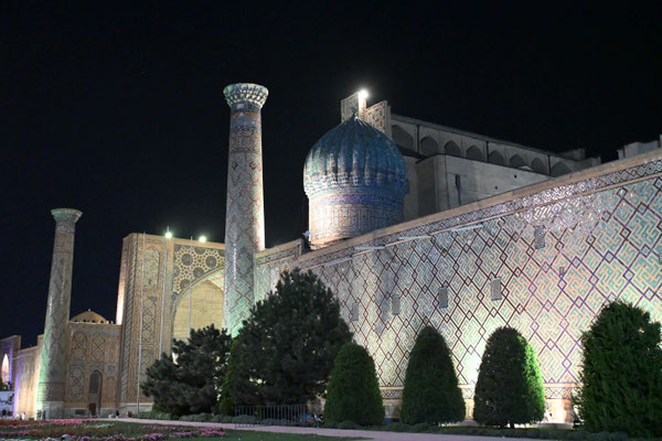Usbekistan, Sarmakand bei Nacht