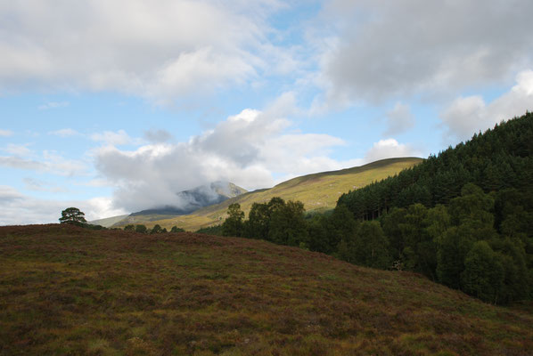 Schottland, Wanderung im Glen Affric, Loch Ness