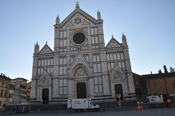 Italien, Florenz, Piazza di Santa Croce mit Kirche Santa Croce