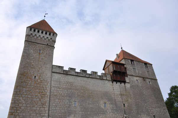 Estland, Insel Saarema, Kurasee, Burg des Deutschen Ordens
