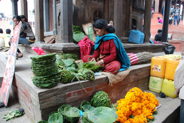 Nepal, Kathmandu, Durbar Square, Königsstadt