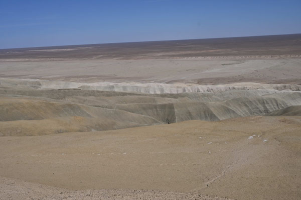 Turkmenistan, Überreste riesiger Korallenriffe aus dem Tetris Meer