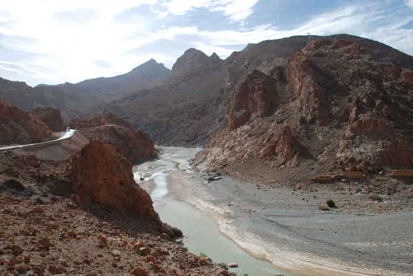 Marokko, Blick auf die Flussoase Tafilalet