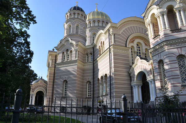 Lettland, Riga, Kathedrale der Russisch-Orthodoxen Kirche
