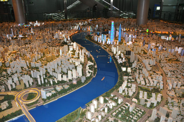 China, Shanghai, Stadtplanungsmuseum