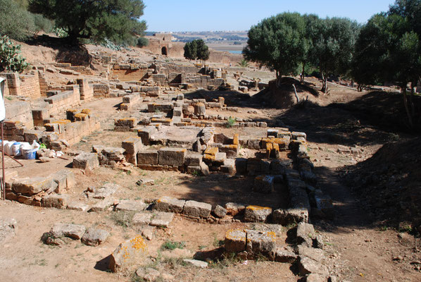 Marokko, Rabatt, Chellah Festung mit römischen Ruinen
