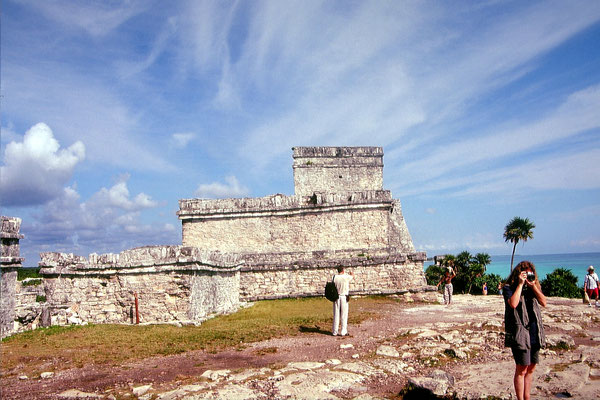 Mexiko, Golf von Mexiko,  Maya Stadt Tulum