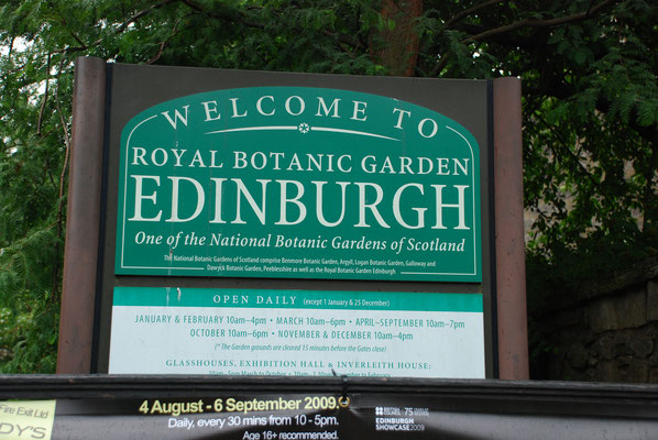 Schottland, Edinburgh, Botanischer Garten