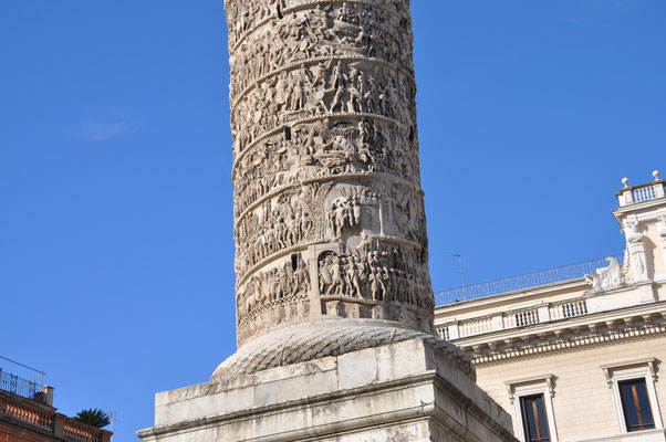 Italien, Rom, Piazza Colonna mit Marc Aurel Säule