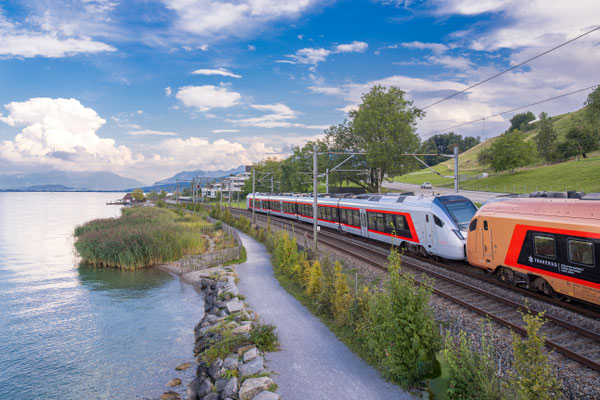 Aare-Linth der SOB bei Wädenswil