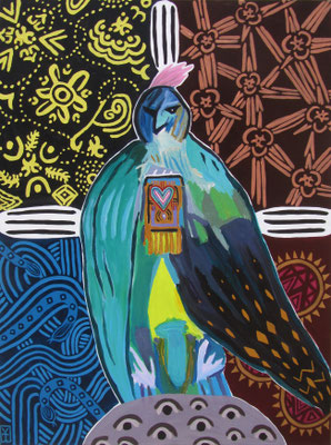 The Lord of the Dawn - Acrylic on canvas - 35.5x47.5inch- 2013