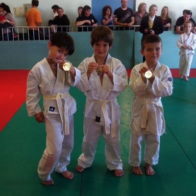 Samuel, Aurèle et Alexis... les "Baby" judokas