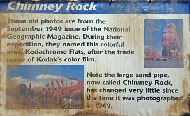 Chimney Rock Kodachrome Basin State Park 