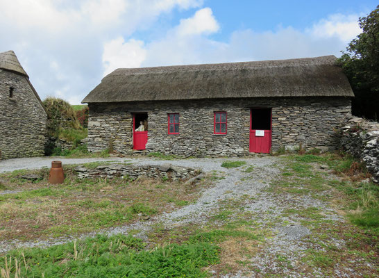 Irish famine cottages