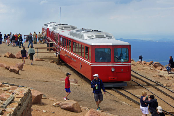Schweizer Produkt: Bergbahn zum Pikes Peak