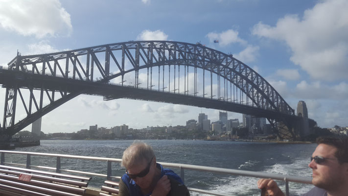 Rückfahrt mit dem Schiff Watsons Bay -> Sydney Harbour