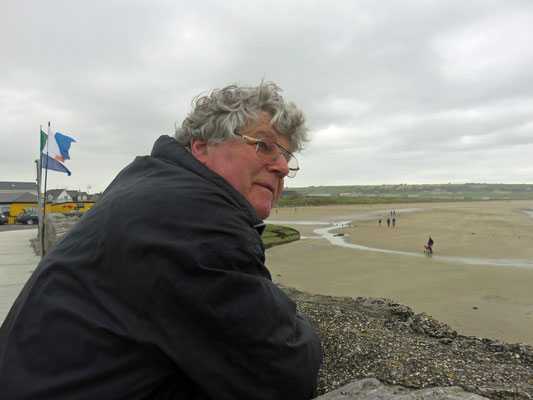 Wind in den Haaren. Am Strand von Ardmore