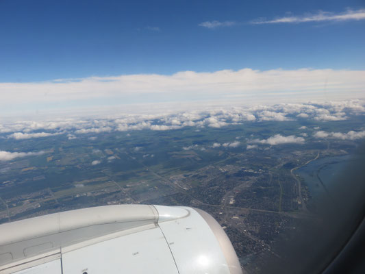 Anflug auf Montreal