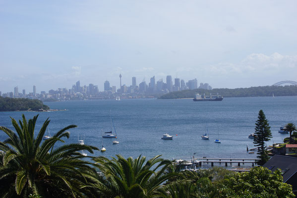 Blick nach Sydney