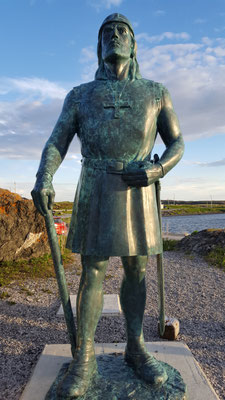 L’Anse aux Meadows. Leif Ericson Monument