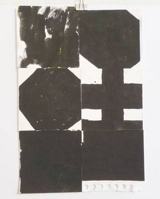 Sasha Pichushkin, Collage XXVIII, 20 x 30 cm, Galerie SEHR Koblenz