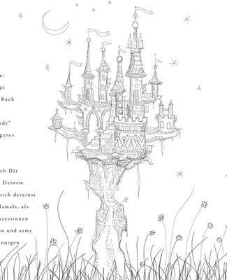 Märchenschloss - Vektorgrafik - Illustrationen Doris Maria Weigl / Kinderbuch