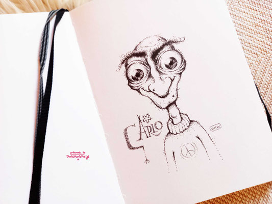 Sketchbook - Illustration - Doris Maria Weigl - "Carlo"