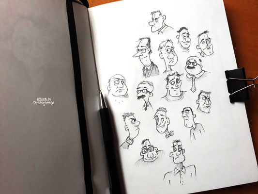 Sketchbook 2 - Illustrationen Doris Maria Weigl / Comic