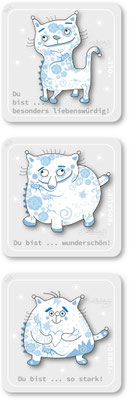 BLUE CAT - Vektorgrafik -  Doris Maria Weigl - Illustration