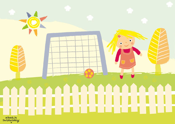 Sina - Vektorgrafik - Illustrationen Doris Maria Weigl / Kinderbuch