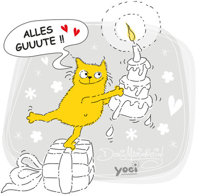 Alles Gute - Vektorgrafik - Illustrationen Doris Maria Weigl / Festtage