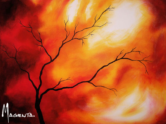 Baum in Flammen - Doris Maria Weigl - Illustrationen