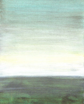 *Nebel* - Acryl auf Leinen, 20 x 25 cm - Illustratorin Doris Maria Weigl - Preis: 90,- Euro- DMW