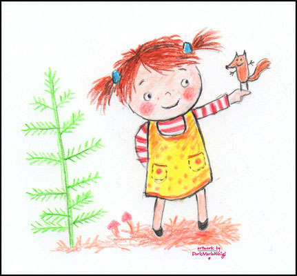 Susi - Farbstift - Illustrationen Doris Maria Weigl / Kinderbuch