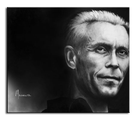 Farin Urlaub - Acryl auf Leinen, 70 x 60 cm - Illustrationen Doris Maria Weigl / Portrait