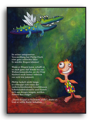 Filip der Erste - Aquarell - Illustrationen Doris Maria Weigl / Kinderbuch