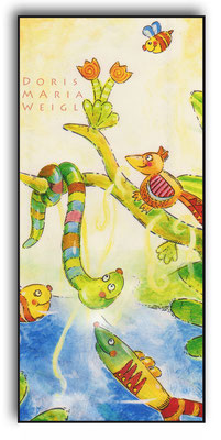 im Dschungel - Aquarell - Illustrationen Doris Maria Weigl / Kinderbuch