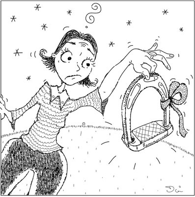 Reiten - Tusche - Illustrationen Doris Maria Weigl / Comic