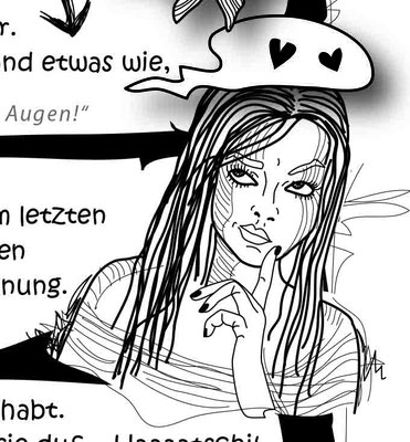 verliebt - Vektorgrafik - Illustrationen Doris Maria Weigl / Menschen