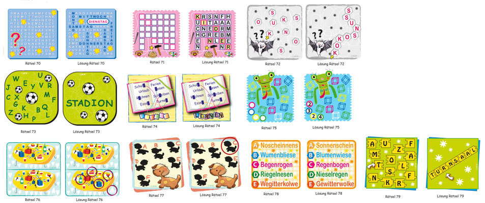 Kinderrätsel - Vektorgrafik - Illustrationen Doris Maria Weigl / Kinderbuch