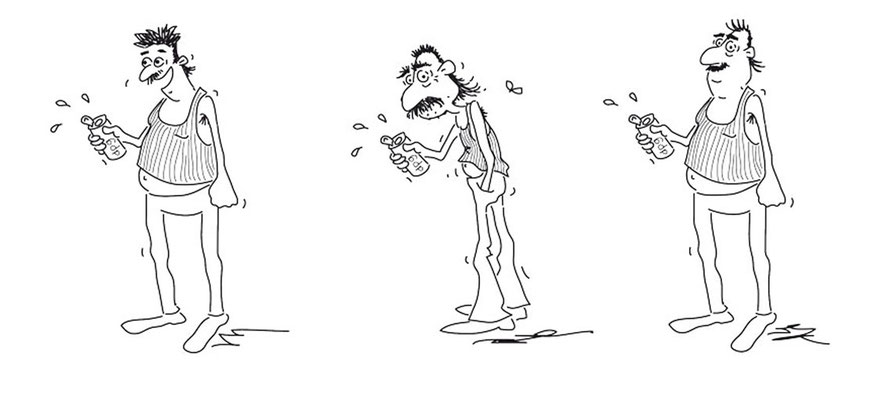 Oida - Tusche - Illustrationen Doris Maria Weigl / Comic