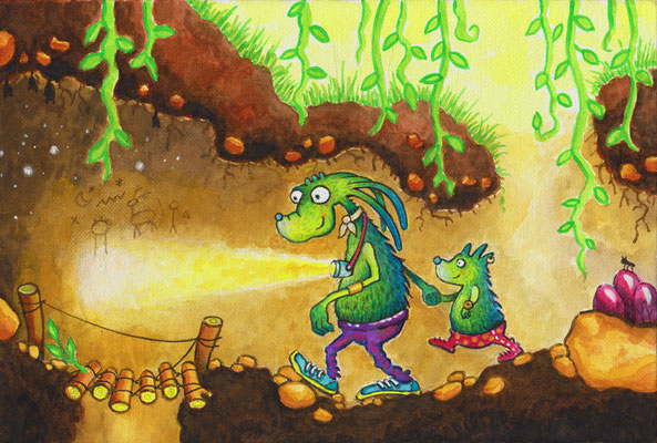 Die Erdminis - Doris Maria Weigl - Illustrationen