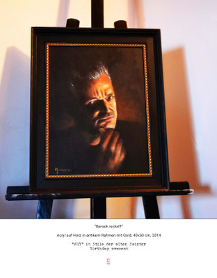 "Peter" - Acryl auf Holz - Doris Maria Weigl / Art 