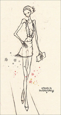 Magermodel - Doris Maria Weigl - Illustrationen