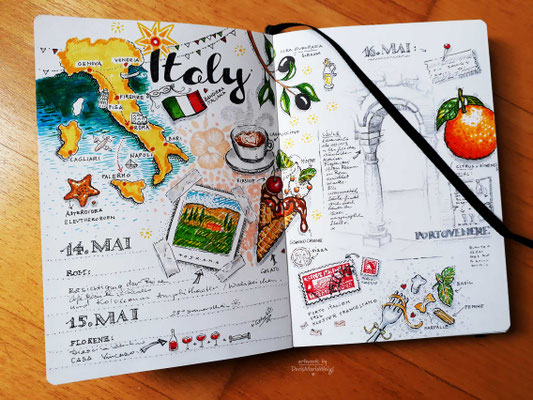 Italien- Doris Maria Weigl - Illustrationen