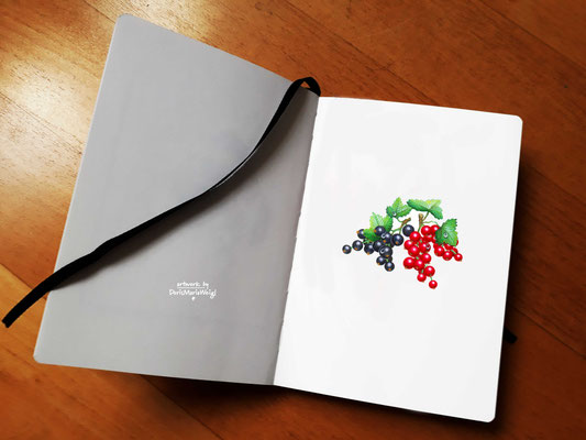 Sketchbook - Illustration - Doris Maria Weigl - "Früchte"