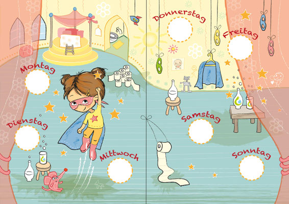 Superhelden 2 - Vektorgrafik - Illustrationen Doris Maria Weigl / Kinderbuch