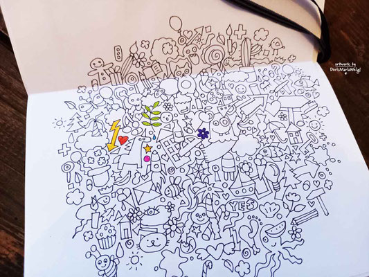 Sketchbook - Illustration - Doris Maria Weigl - "Doodle"