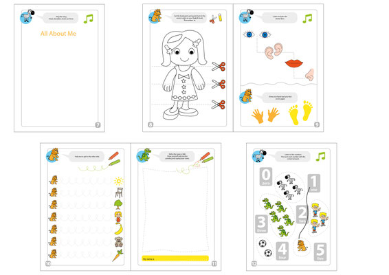 Schulbuch - Vektorgrafik - Illustrationen Doris Maria Weigl / Kinderbuch