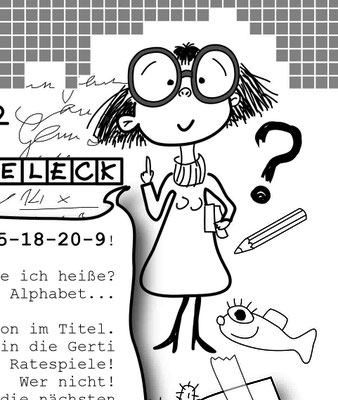 Nerdie Gertis Rätselecke - Vektorgrafik- Illustrationen Doris Maria Weigl / Comic